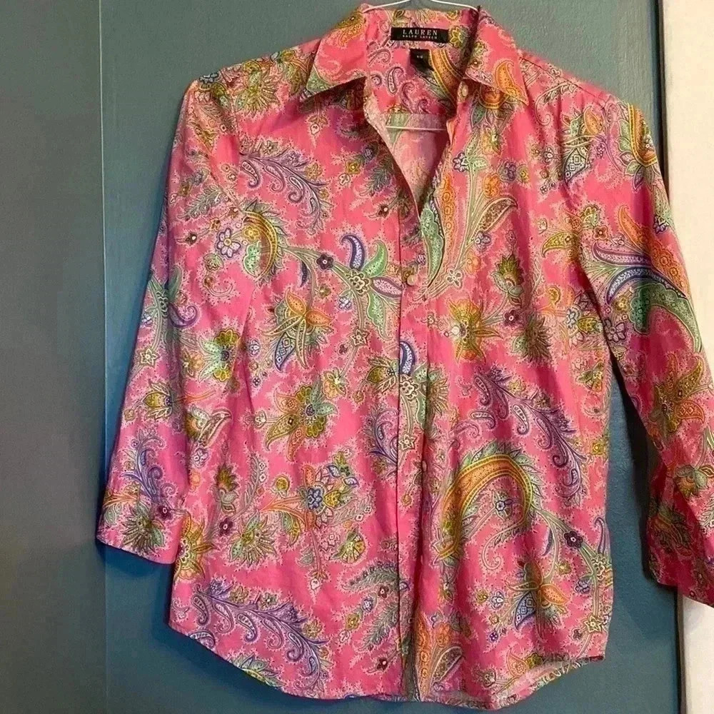Lauren by Ralph Lauren spring button down